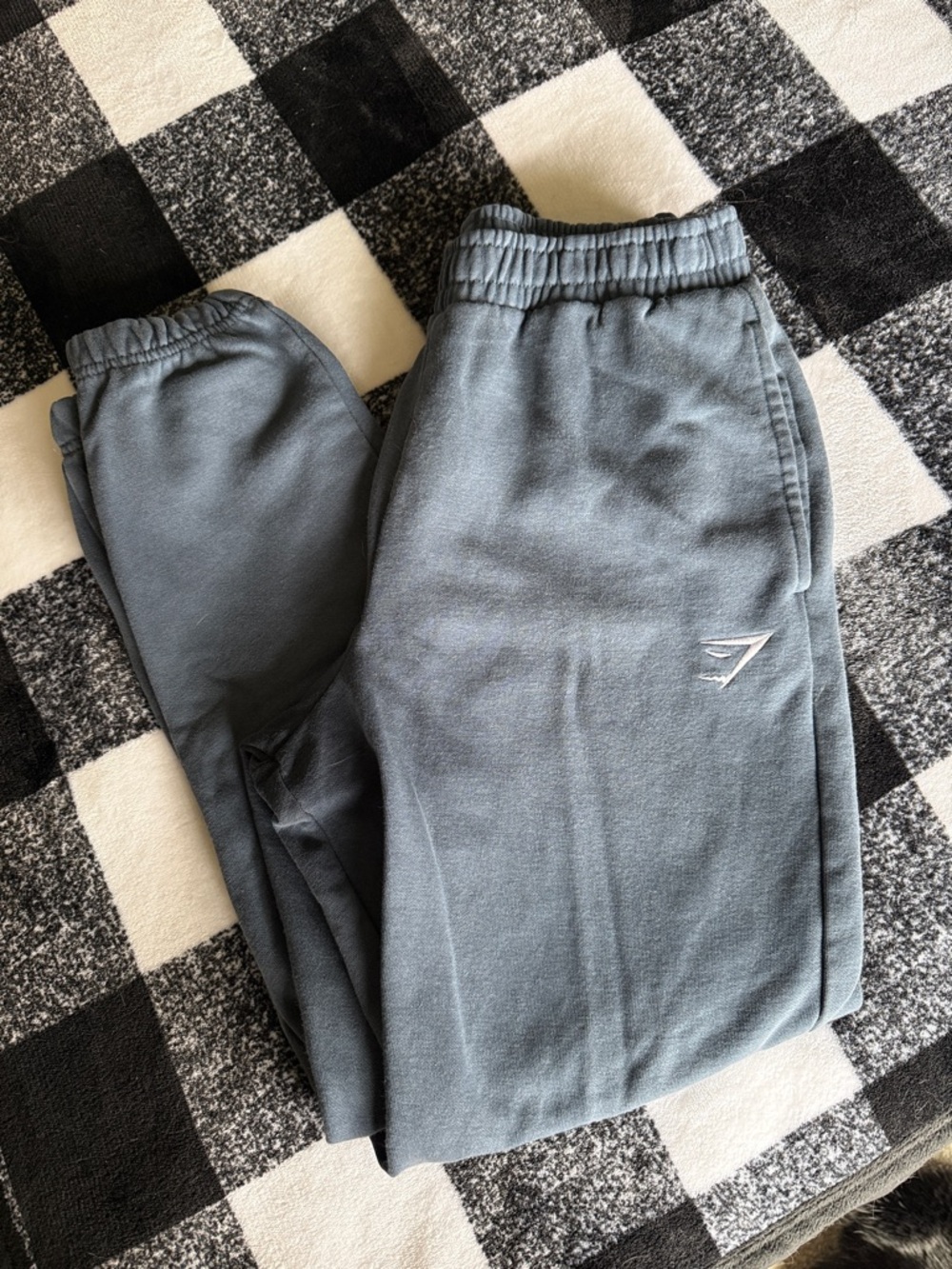 Gymshark Blue Fleece Joggers